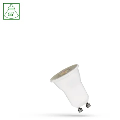 LED MR11 GU10 230V 4W SMD 55° WW mit SPEKTRUM-Linse