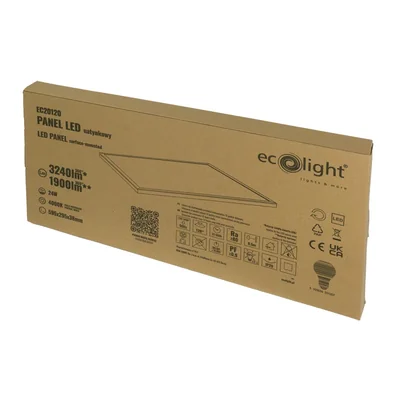 LED Panel 595x295 24W 4000K 1900lm N/T BÍLÝ