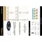 LED pásek NEXTEC EX / 12V / 2835 / 9,6W / 120 LED / IP20 / 5100K +/-250K / 90lm/W / RA>90 / 25m / 8mm