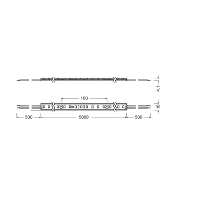 LED pásek Value V-1500/830/5/IP66 20X1 G2