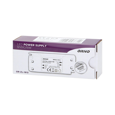 LED power supply AC/DC, 15W, IP20