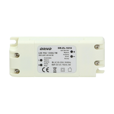 LED power supply AC/DC, 9W, IP20