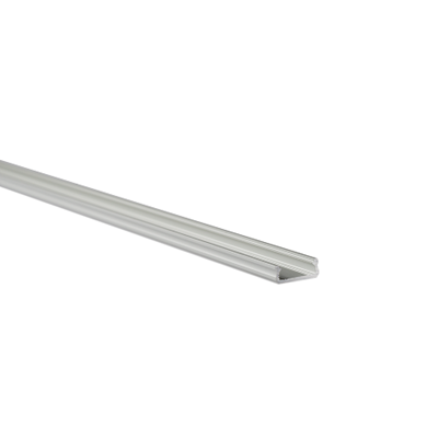 LED-Profil n/t D (Fliesen), 202cm silber eloxiertes Aluminium