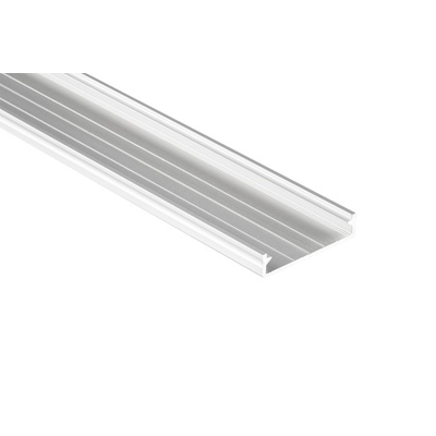 LED profile n/t SO, 100cm aluminum white lacquered