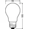 LED RETROFIT DIM CL 40 4W/827 E27 GL FR ściemnialny LAMPA LED