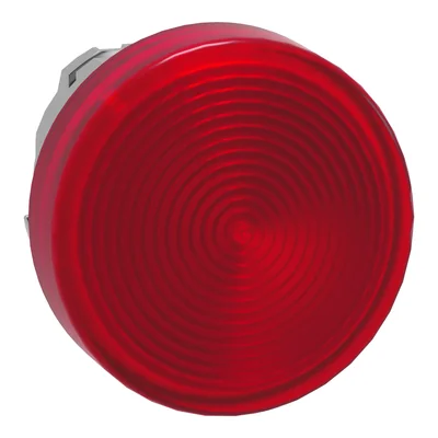 LED rojo, lámpara de señalización de metal corrugado