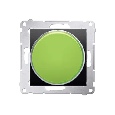 LED semafor, zelené světlo (modul), černé