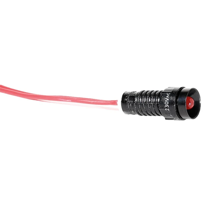 LED signal lamp D=5MM RED 230V AC LS LED 5 R 230