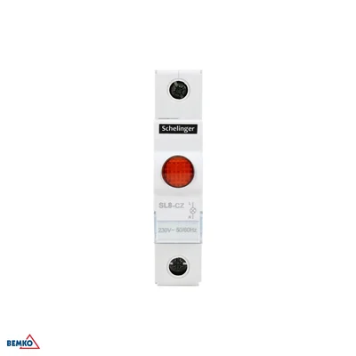 LED SIGNÁLNÍ LAMPA SL8 ČERVENÁ SCHELINGER