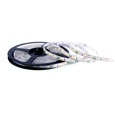 LED strip NEXTEC 12V SMD 5050 - 300 LED IP63 neutral white ground white roll 5m 10mm