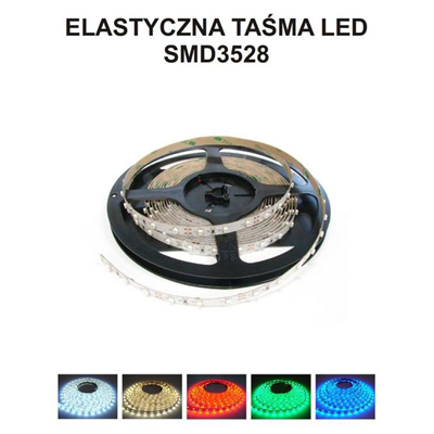 LED strip SMD 3528 DC12V cold white 6400K waterproof 5M 300 diodes