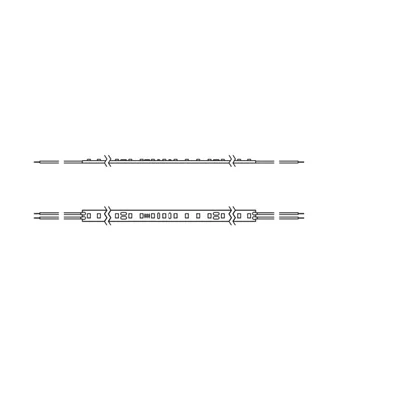 LED STRIP VALUE LED-Streifen 40W 1000lm/m 3000K 24V Länge 5m