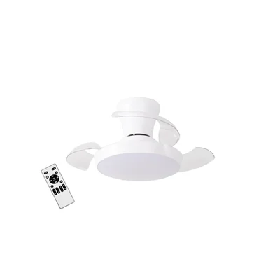 LED stropní ventilátor ABS+PC 40W 18W+22W 2880LM 15m2 CCT 38dB