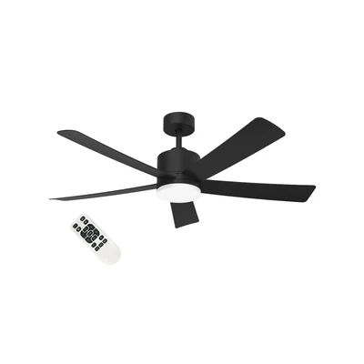 LED stropní ventilátor KOV+ABS 53W 18W+35W 1980LM 35m2 CCT 45 dB