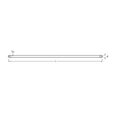 LED tube T8 EM UO P 1200 15.6W 840