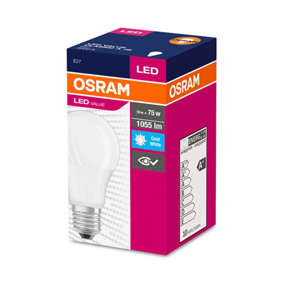 LED VALUE CLA Bulb 10.5W E27 1055lm 4000K NW