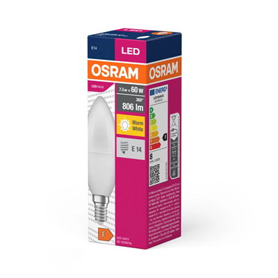 LED VALUE CLASSIC B Bulb 7W 806lm 2700K E14 WW