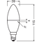 LED VALUE CLASSIC B Bulb 7W 806lm 2700K E14 WW