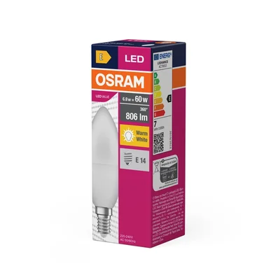 LED VALUE CLASSIC B Bulb 7W 806lm 2700K E14 WW