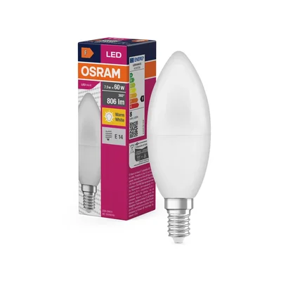 LED VALUE CLASSIC B Лампа 7W 806lm 2700K E14 WW