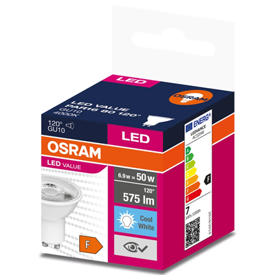 LED VALUE PAR16 Bulb 6.9W 575lm 4000K GU10 NW