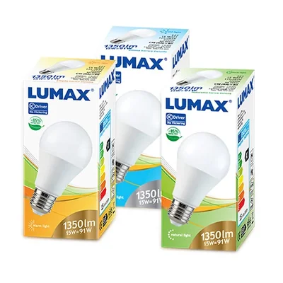 LED žárovka A60 E27 15W 1570lm CW studená barva 6000K 200°