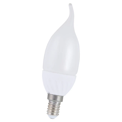 LED žárovka na svíčku plamen 3W E14 260lm WW