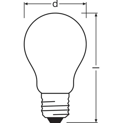 LED žárovka Superior Class CLASSIC A GLFR 100 DIM 13,8 W/927 E27 LEDVANCE