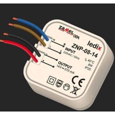 LED zdroj 14V DC 8W