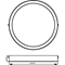 LEDINAIRE LED ceiling lamp 19W 2000lm 4000K IP65