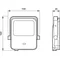LEDINAIRE LED-Fluter 10W 1050lm IP65