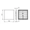 LEDINAIRE Plafon LED 44W 4100lm 4000K IP20