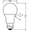 LEDVANCE LED VALUE CLASSIC A60 bulb 8.5W (60W) 806lm E27 2700K