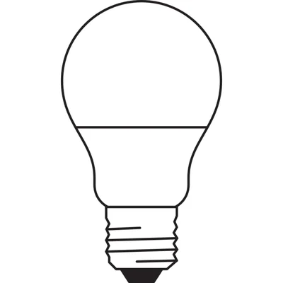 LEDVANCE LED VALUE CLASSIC CLA 40 4.9W (40W) 470lm E27 2700K bulb