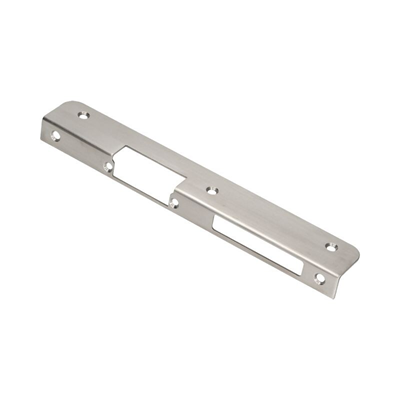 Left angle plate for INOX electric strikes