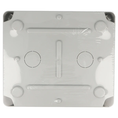 LEICHTER Installationskasten mit 10 Vorprägungen, Vollabdeckung 175x151x95mm
