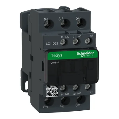 Leistungsschütz TeSys D AC3 32A 3P 1NO 1NC Spule 500VAC Anschlusskasten