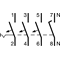 Leitungsschutzschalter, 10kA, C, 3+N, 10A