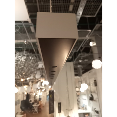 LENS LINE Hanging lamp white and black strip