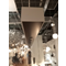 LENS LINE Hanging lamp white and black strip