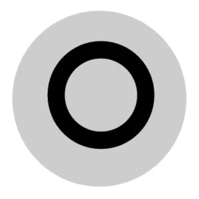 Lentille bouton M22-XDL-W-X0, blanc plat, avec description