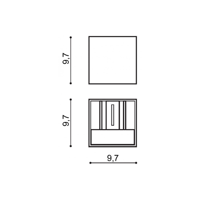 LETICIA 1 White wall lamp