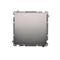 „Licht“-Taster (Modul) 230V, metallischer Edelstahl