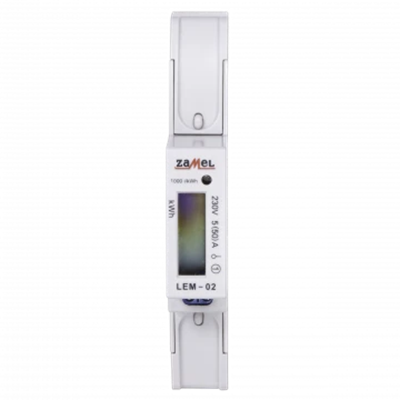 Licznik energii elektrycznej 1-fazowy LCD TYP: LEM-02