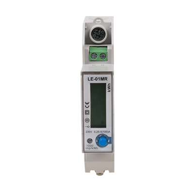 Licznik energii elektrycznej - jednofazowy, RS-485, LCD, 100A, rejestracja parametrów sieci U, I, F, P, Q, AE+, RE+