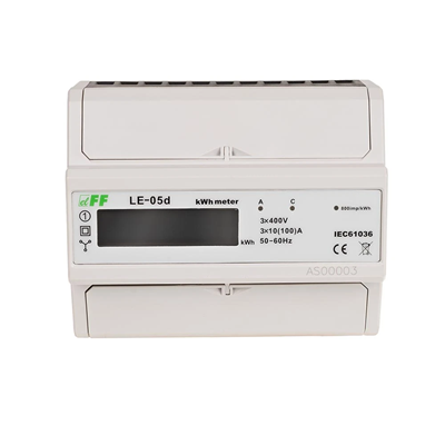 licznik energii elektrycznej - trójfazowy, pomiar w ukł. Arona LCD, kl.1, 3x230,400V, 3x10(100A)