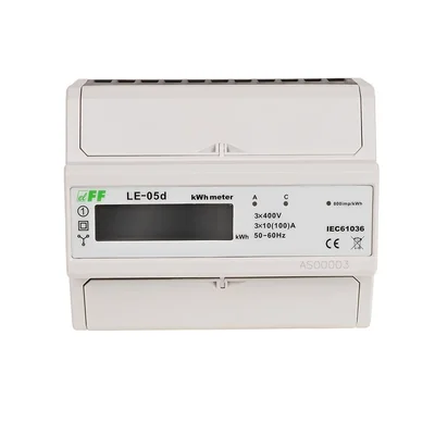 licznik energii elektrycznej - trójfazowy, pomiar w ukł. Arona LCD, kl.1, 3x230,400V, 3x10(100A)