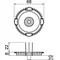 Lid for ZU 60-SD 60 mm round red box