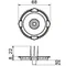 Lid for ZU 60-SD 60 mm round red box