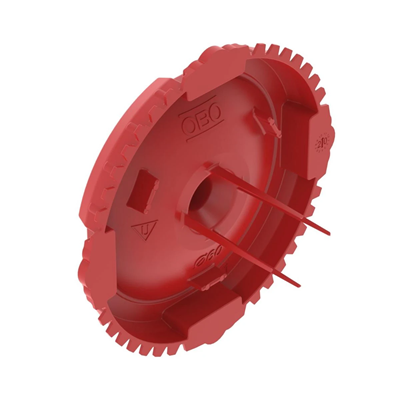 Lid for ZU 60-SD 60 mm round red box